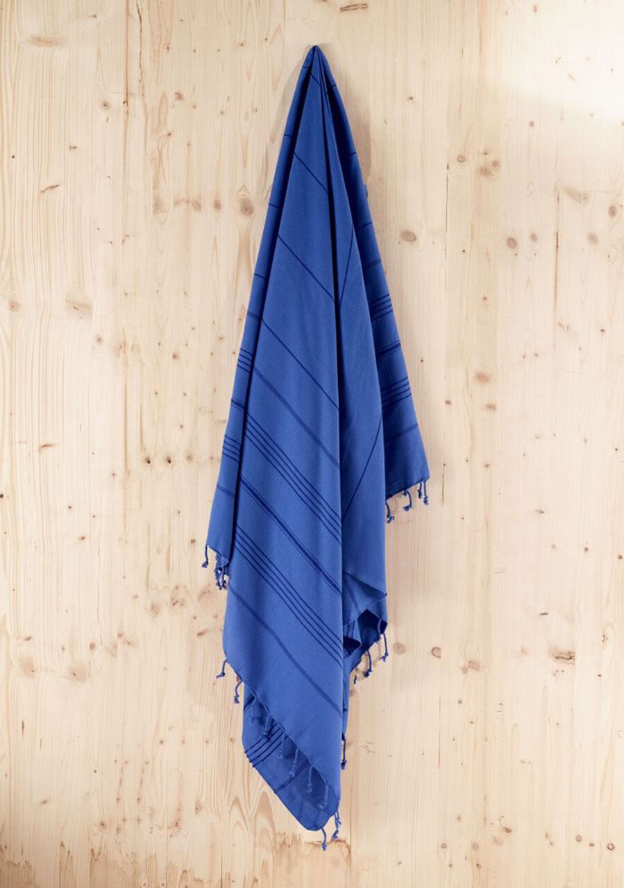 Prosop de plaja, L'essentiel Maison, Sultan, Albastru - imagine 5